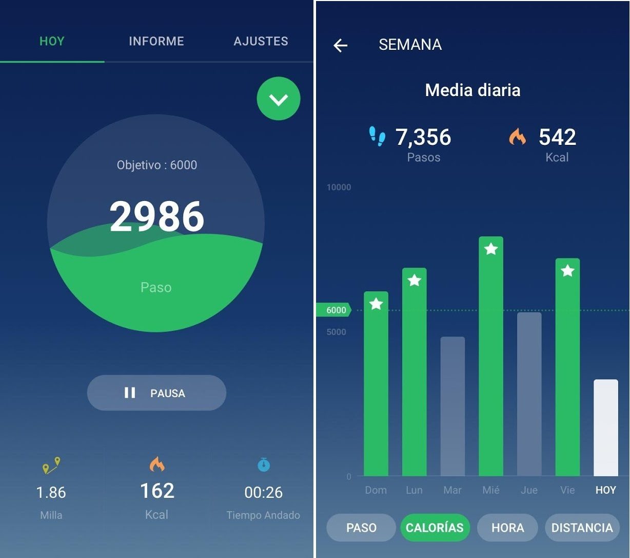 contador de pasos android