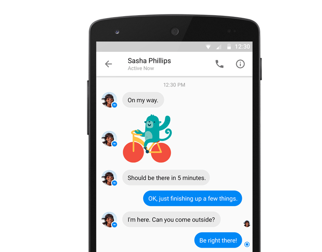 Facebook messenger se actualiza