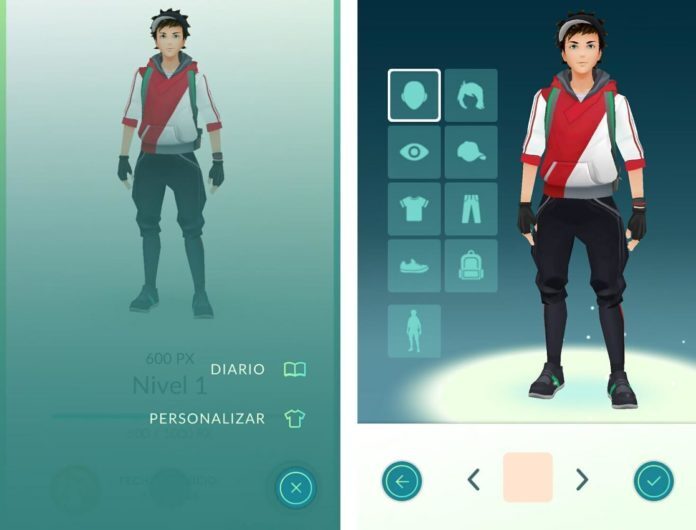 Actualizacion avatar pokemon go