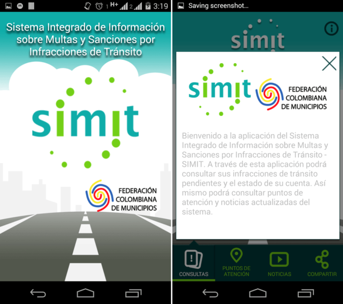 Como consultar multas de tránsito en Android