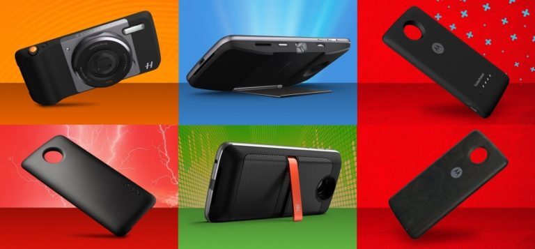 Listado de Moto Mods Disponibles para la Familia Moto Z
