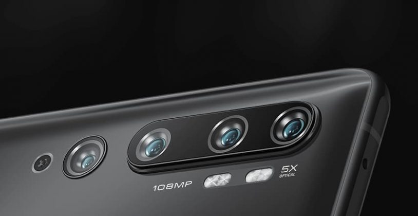 camaras xiaomi mi note 10