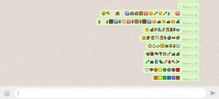 WhatsApp Beta agrega más de 70 nuevos emojis